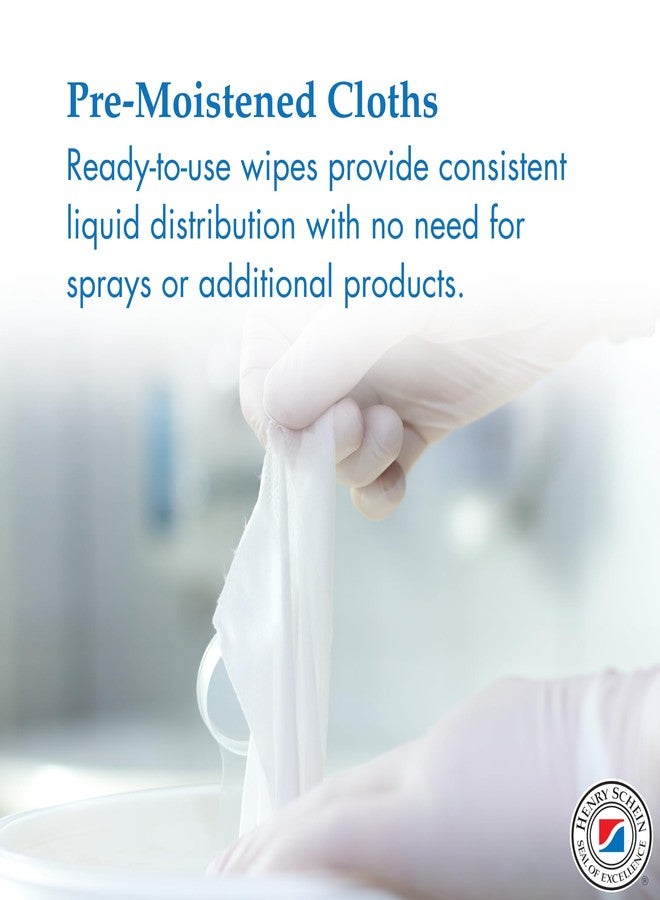 Henry Schein Maxiwipe Surface Cleaning Wipes – 6" x 6.75", 160 Wipes/Canister – Large Disposable Cloths, Latex-Free, White - Image 5
